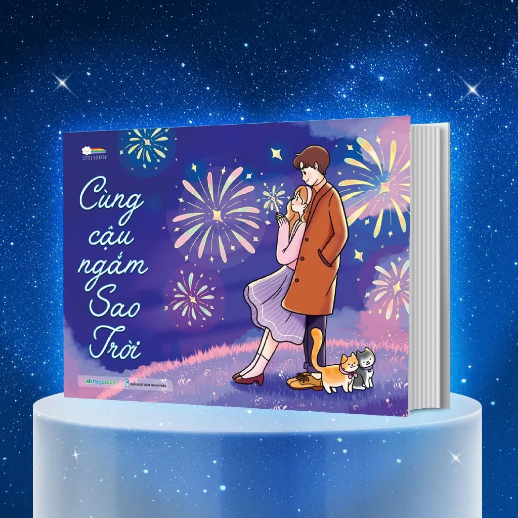 Ảnh Sách tô màu Cùng cậu ngắm sao trời (Tặng sticker) 1