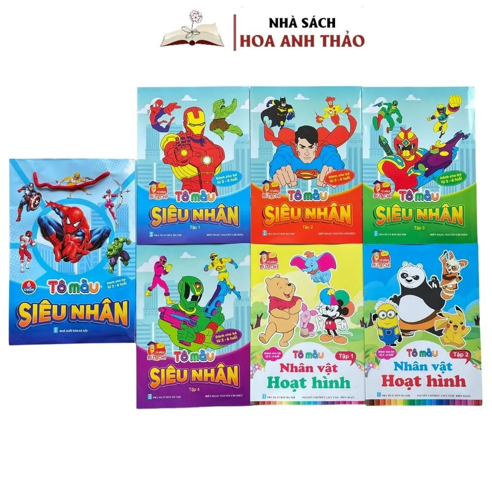 Ảnh Sách - Tô Màu Siêu Nhân Công Chúa Dành Cho Bé Từ 3 Tuổi (Bộ 6 Quyển ) 3