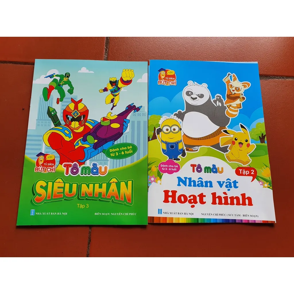 Ảnh Sách - Tô Màu Siêu Nhân Dành Cho Bé 2-6 Tuổi (6 Cuốn) 3