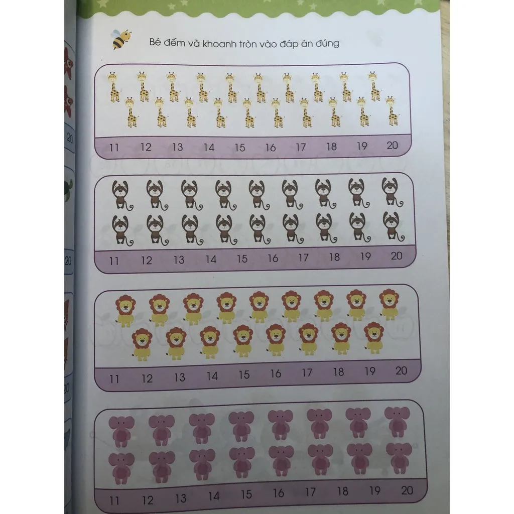 Ảnh Sách Toán Tư Duy Dành cho trẻ em từ 5 7 tuổi (1 cuốn) 2