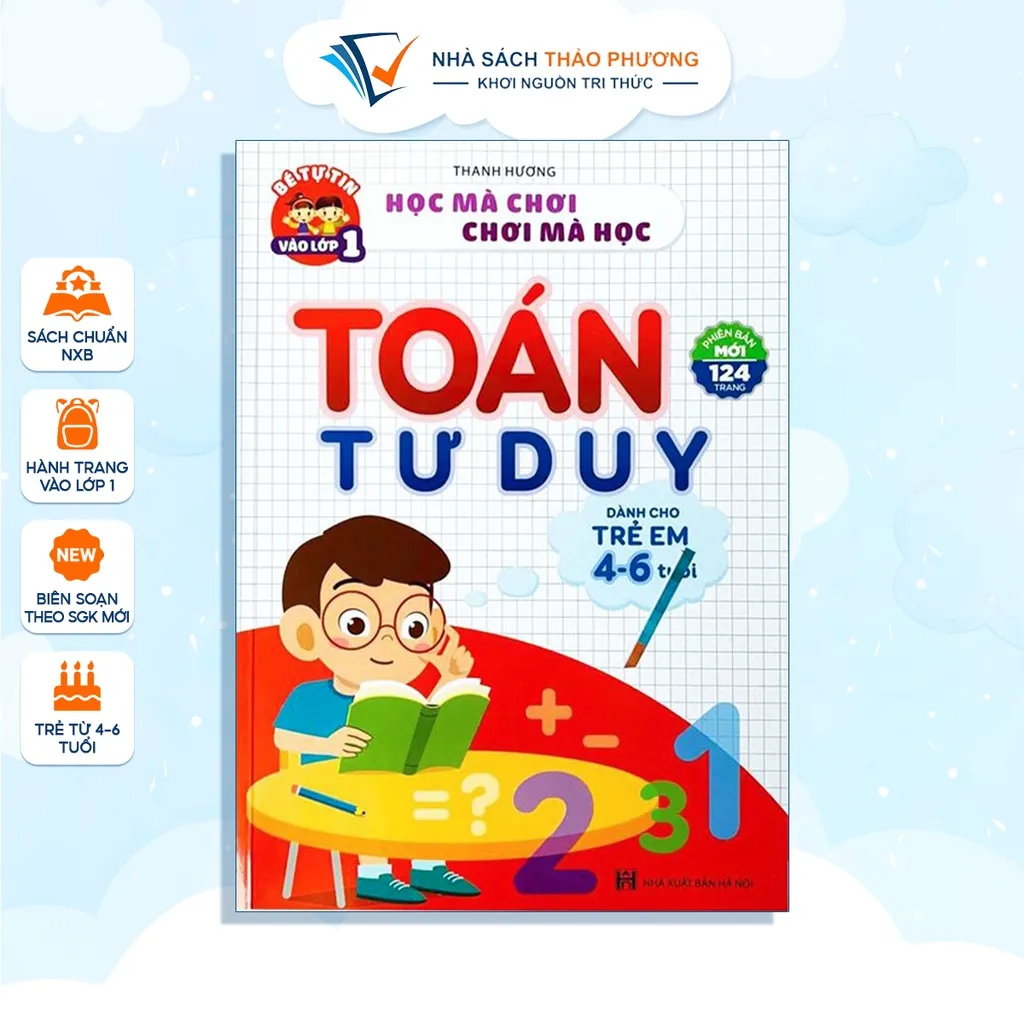 Ảnh Sách - Toán Tư Duy - Dành cho trẻ em từ 4 - 6 tuổi 1