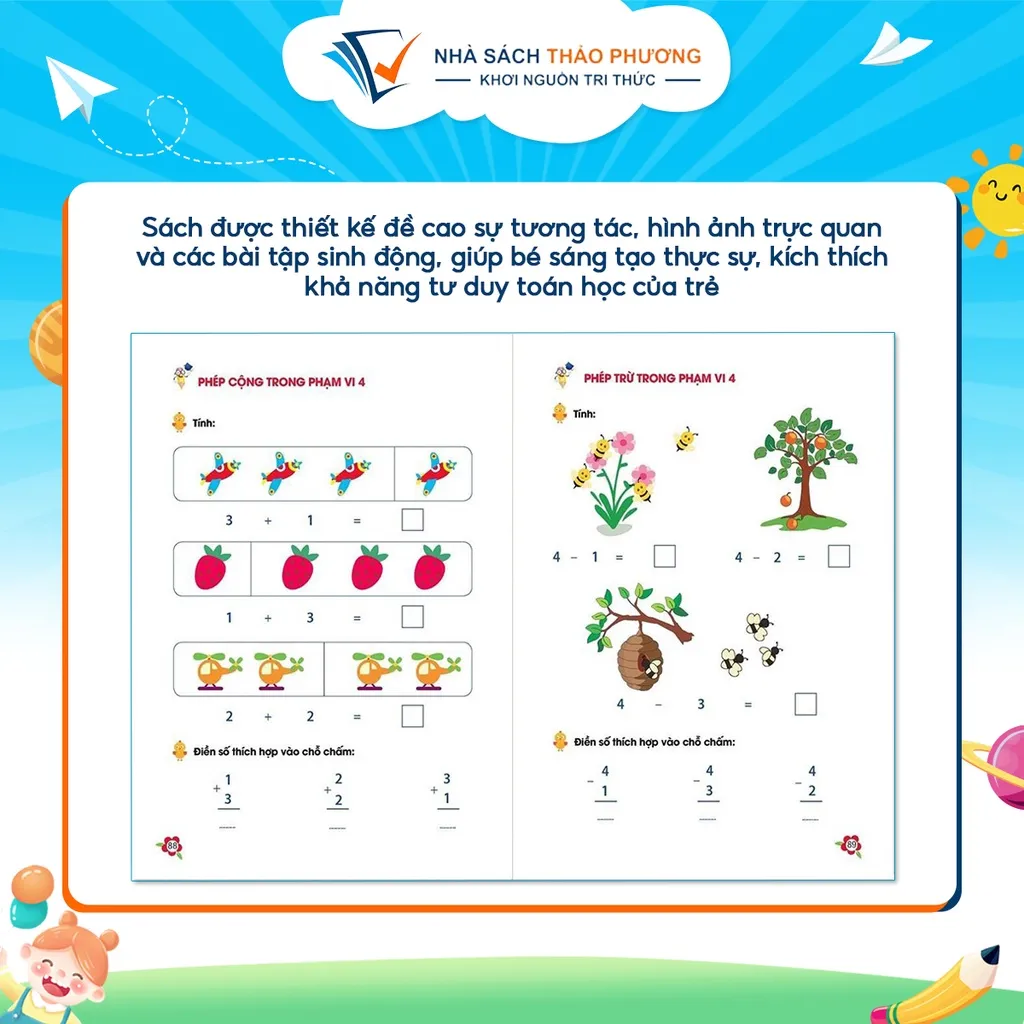 Ảnh Sách - Toán Tư Duy - Dành cho trẻ em từ 4 - 6 tuổi 4