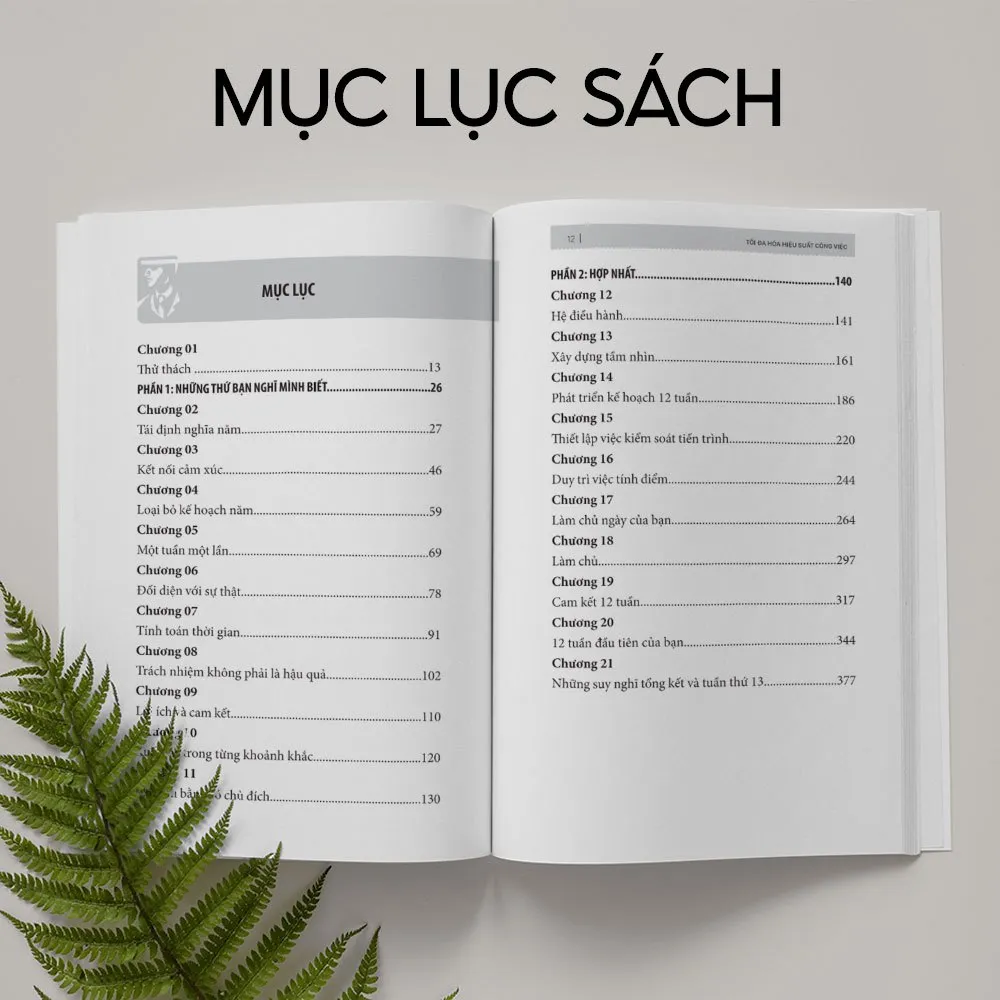Ảnh Sách - Tối đa hóa hiệu suất công việc Việc 12 tháng làm trong 12 tuần - BizBooks 3