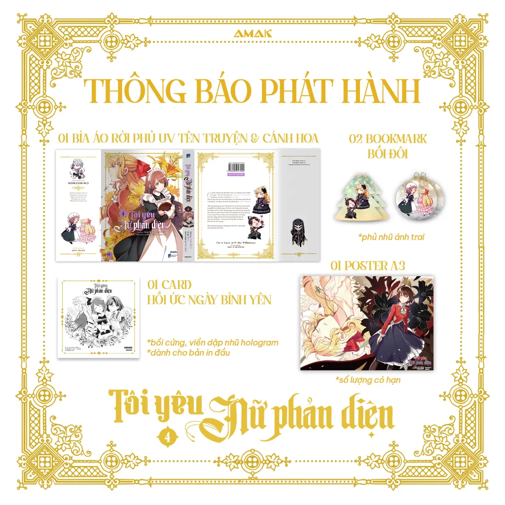 Ảnh Sách - Tôi Yêu Nữ Phản Diện Tập 4 - Manga 1