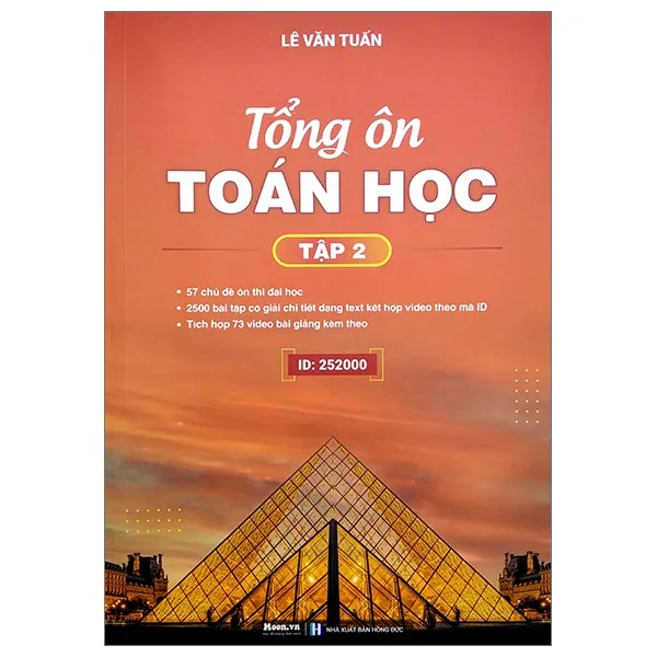 Ảnh Sách Tổng ôn Toán học Tập 2 tặng kèm mindmap tổng hợp phần giải tích khổ A0 3