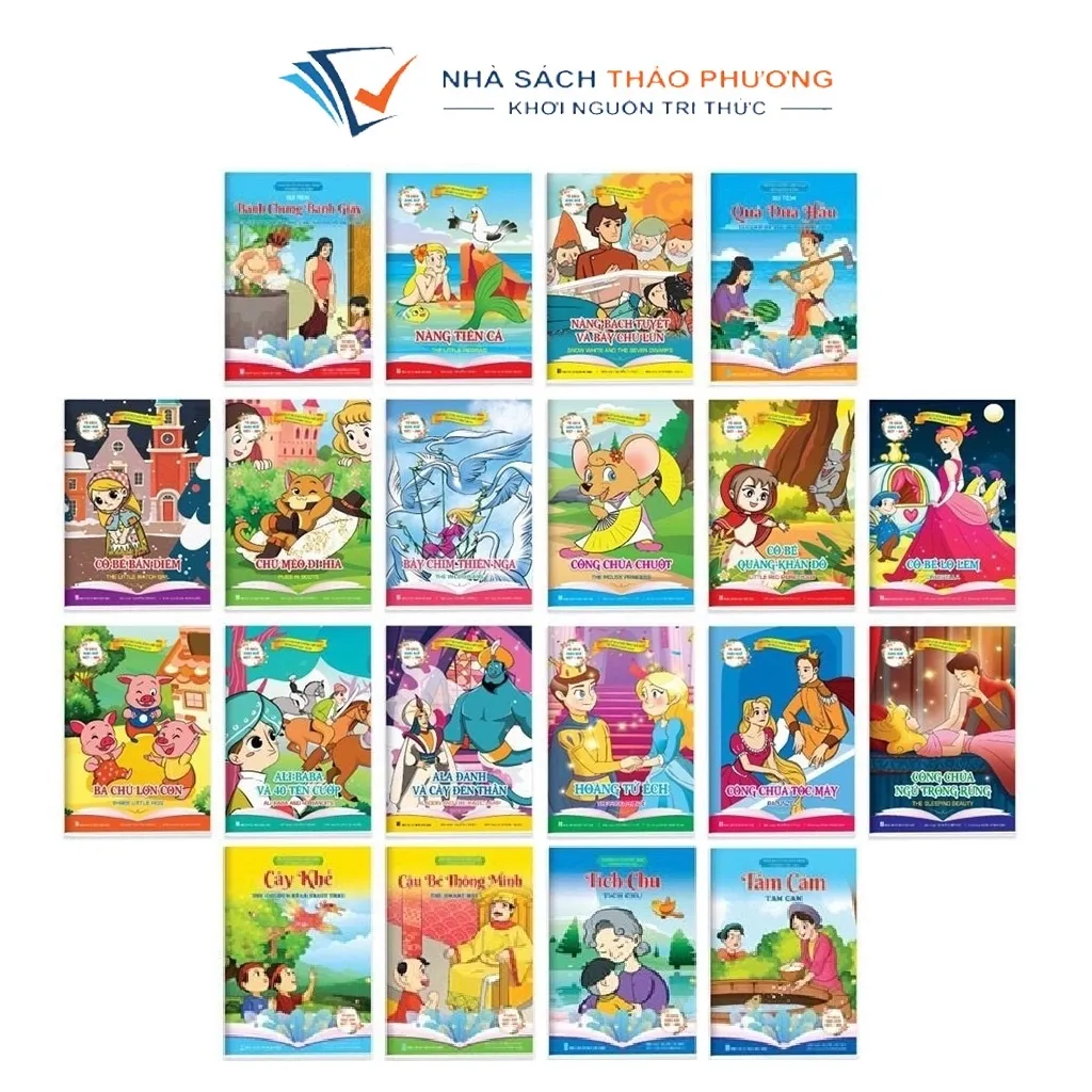 Ảnh Sách - Tranh truyện cổ tích thiếu nhi chọn lọc song ngữ Việt Anh - Lẻ cuốn 3
