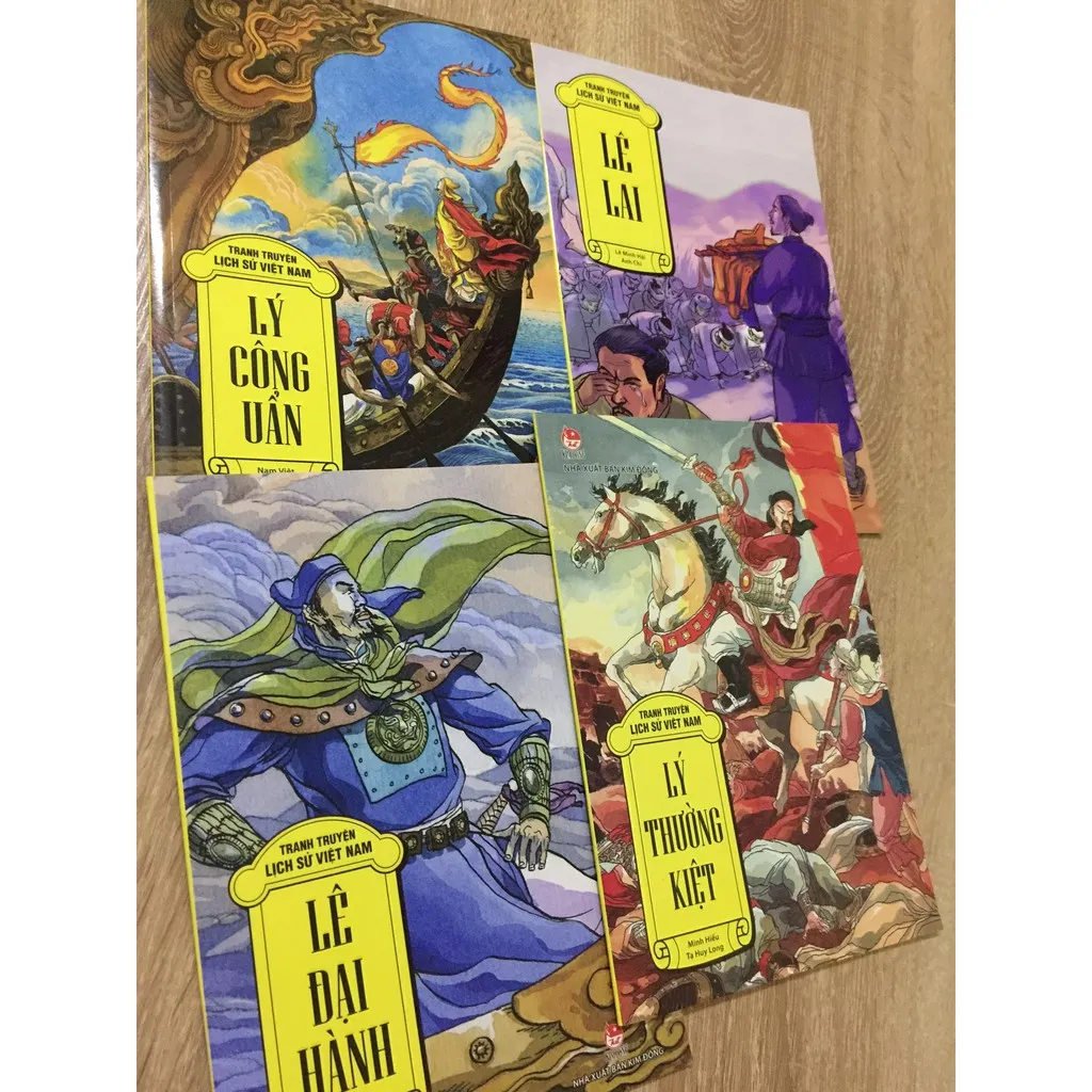 Ảnh Sách – Tranh Truyện Lịch Sử Việt Nam: Trần Hưng Đạo - Ngô Quyền - Lý Công Uẩn - Lê Lợi - Trần Nhân Tông - Lý Nam Đế ... 2