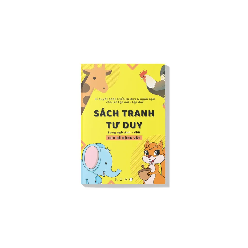 Ảnh Sách tranh tư duy - Chủ đề Động vật, Con số - Cho trẻ tập nói, tập đọc 1