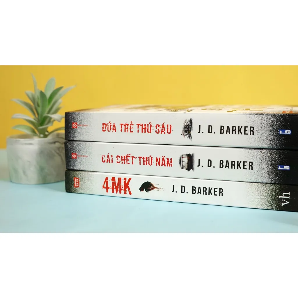 Ảnh Sách trinh thám - 4MK + Cái chết thứ năm + Đứa trẻ thứ sáu ( J.D. Barker ) 1