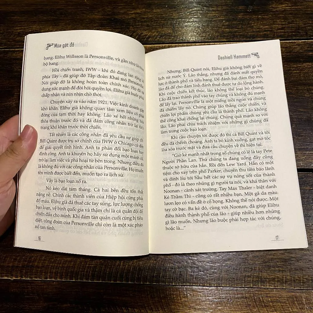 Ảnh Sách Trinh Thám Cổ Điển Phương Tây Mùa Gặt Đỏ - Dashiell Hammett 3