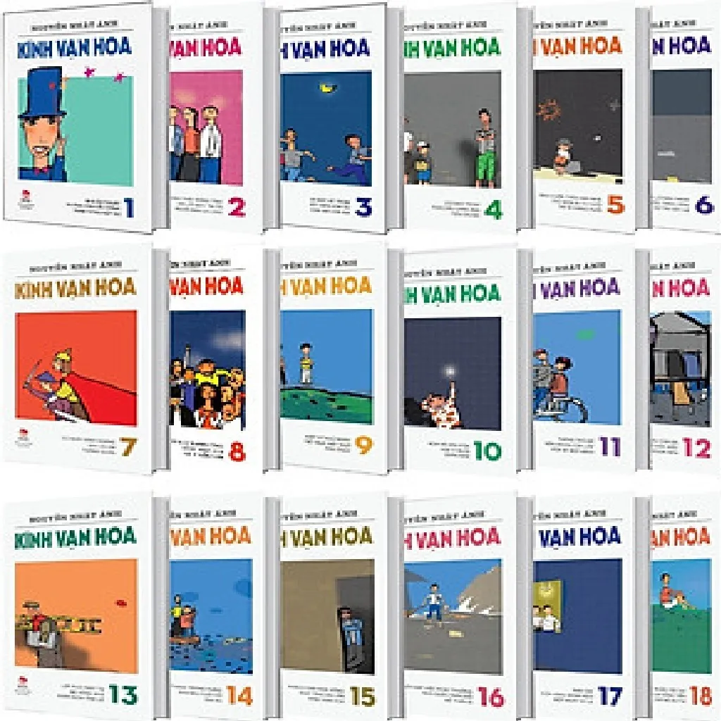 Ảnh Sách - Trọn Bộ 18 Tập Kính Vạn Hoa - NXB Kim Đồng 2