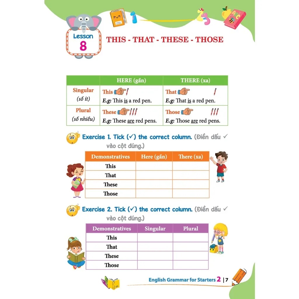 Ảnh Sách - Trọn bộ English grammar for Starters, for Movers, for Flyers, for ket, For Pet. 2