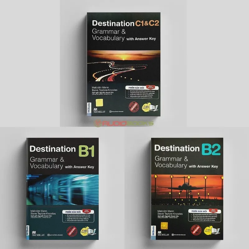 Ảnh Sách Trọn Bộ Giáo Trình Destination Grammar & Vocabulary B1, B2, C1&C2 Có Đáp Án Đi Kèm 2