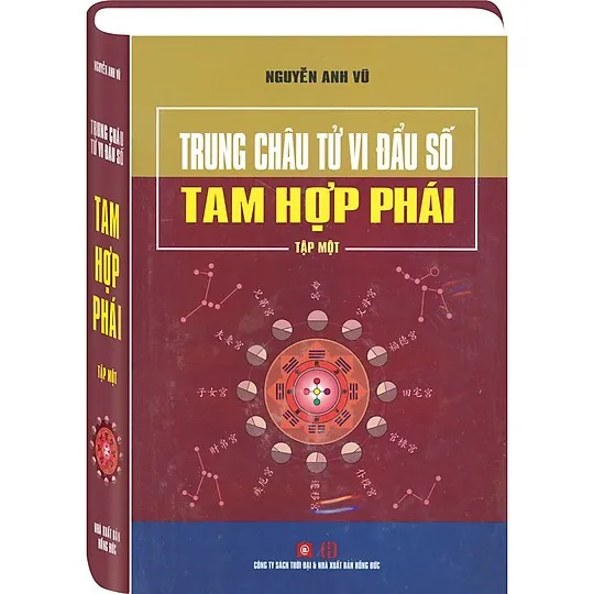 Ảnh Sách - Trung Châu Tử Vi Đẩu Số Tam Hợp Phái (Bộ 2 Cuốn) - NXB Hồng Đức 1