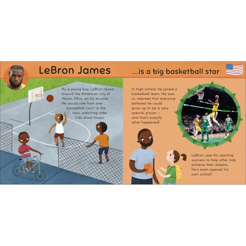 Ảnh Sách truyền cảm hứng Sports Heroes – When I Grow Up - DK 1