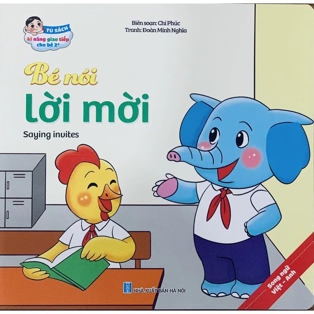 Ảnh Sách - Truyện Tranh Kỹ Năng Giao Tiếp Ứng Xử Cho Bé Phiên Bản Song Ngữ Việt Anh Bộ 10 Quyển - Có File Đọc Tiếng Anh 1