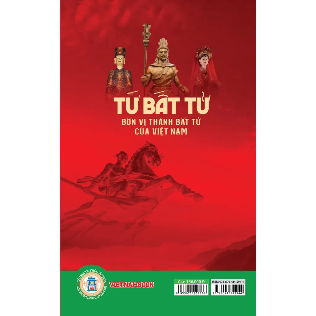 Ảnh Sách - Tứ Bất Tử - Bốn Vị Thánh Bất Tử Của Việt Nam 1