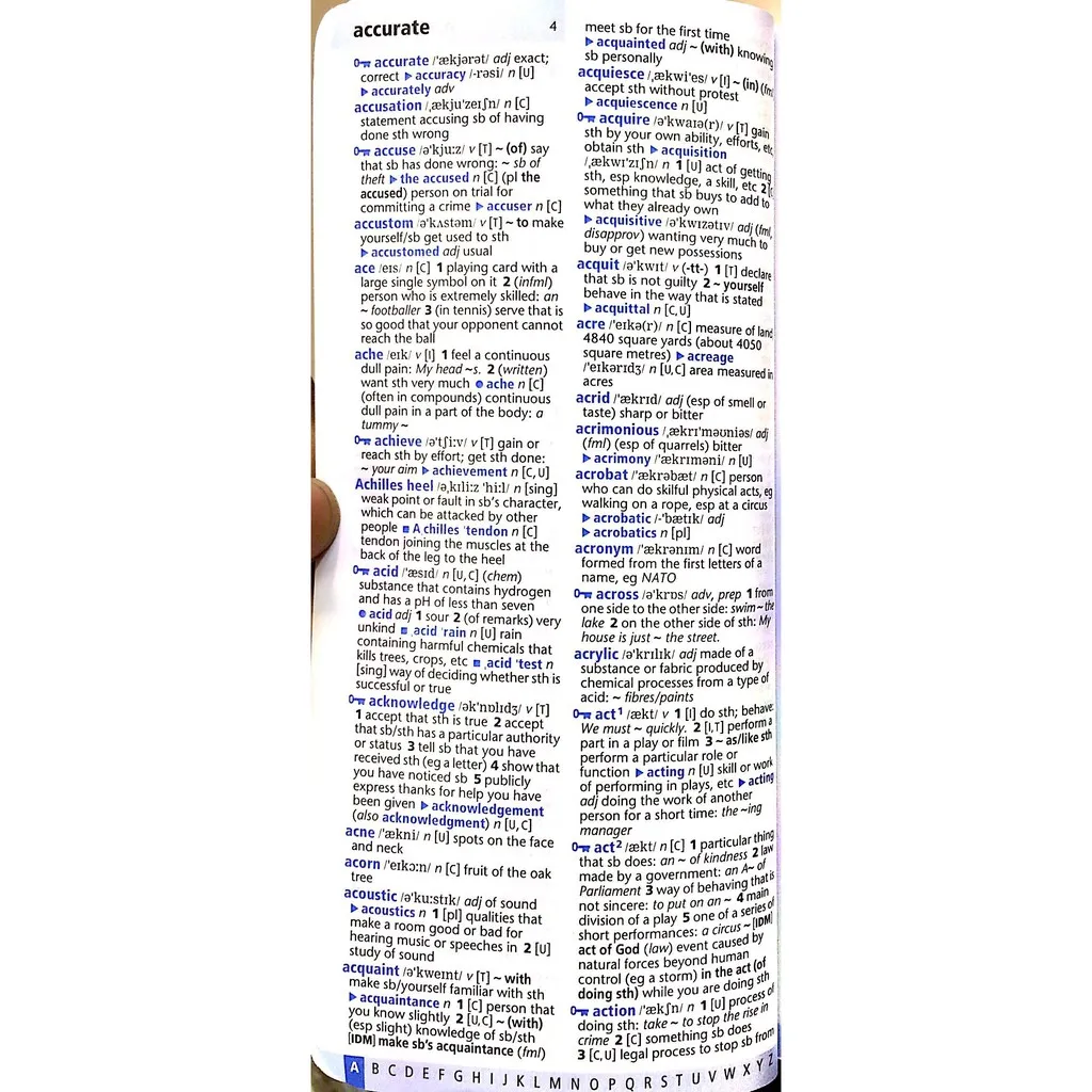 Ảnh Sách Từ điển: Oxford Learner's Pocket Dictionary : A Pocket-sized Reference to English Vocabulary (Fourth Edition) 1