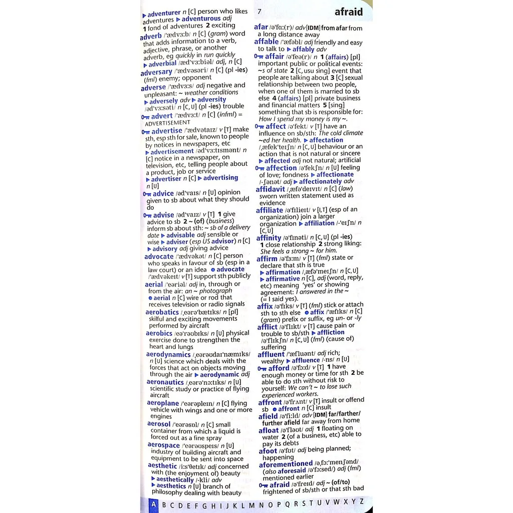 Ảnh Sách Từ điển: Oxford Learner's Pocket Dictionary : A Pocket-sized Reference to English Vocabulary (Fourth Edition) 2