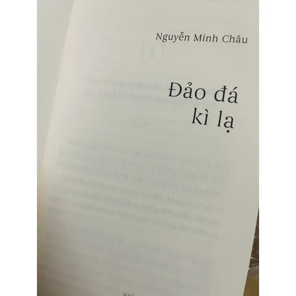 Ảnh Sách – Từ Giã Tuổi Thơ - Những Ngày Lưu Lạc – Đảo Đá Kì Lạ (Nguyễn Minh Châu) 2