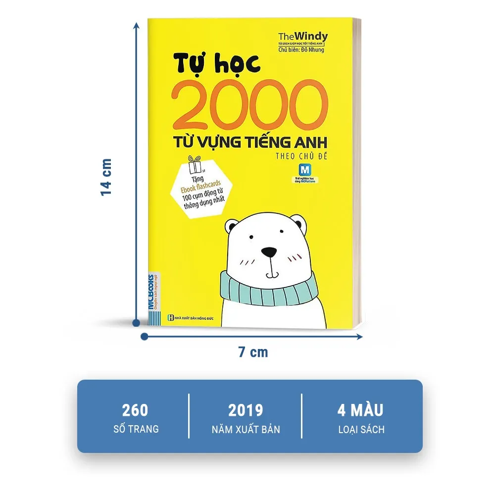 Ảnh Sách - Tự Học 2000 Từ Vựng Tiếng Anh Theo Chủ Đề Phiên Bản Khổ Nhỏ Dành Cho Người Học Căn Bản - Học Kèm App Online 4
