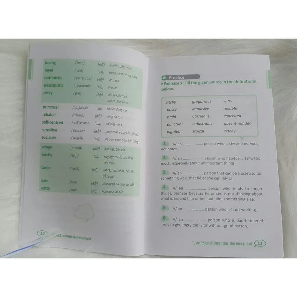 Ảnh SÁCH - Tự Học 2000 Từ Vựng Tiếng Anh Theo Chủ Đề - Tái Bản 2019 Tặng Post Card Danh Ngôn 2