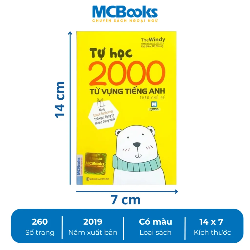 Ảnh Sách - Tự Học 2000 Từ Vựng Tiếng Anh Theo Chủ Đề - MCBooks 3