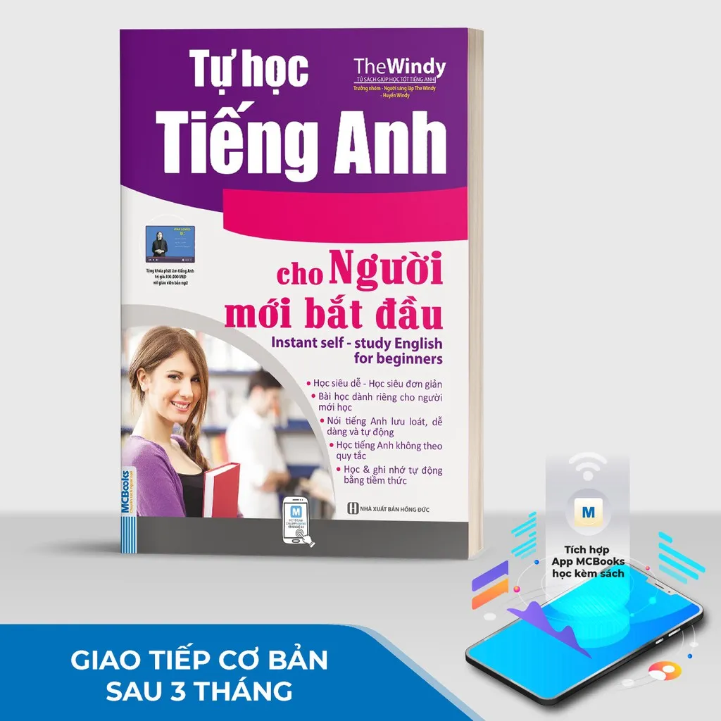 Ảnh Sách - Tự Học Tiếng Anh Cấp Tốc Cho Người Mới Bắt Đầu - Kèm App Học Online 2