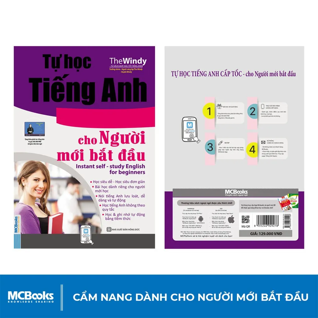 Ảnh Sách - Tự Học Tiếng Anh Cấp Tốc Cho Người Mới Bắt Đầu - Kèm App Học Online 4