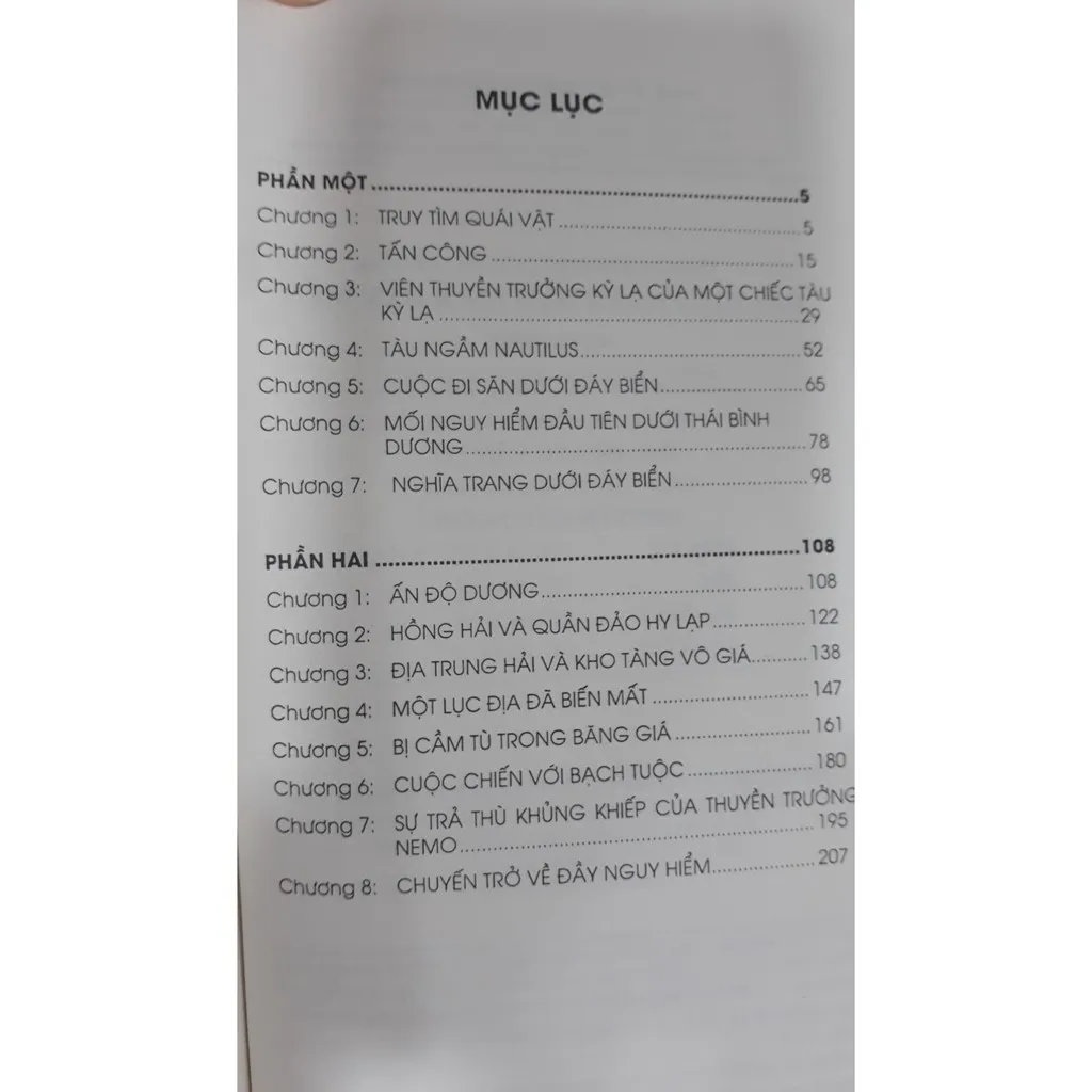 Ảnh Sách - Tủ Sách Văn Học Cổ Điển Rút Gọn - Hai Mươi Ngàn Dặm Dưới Đáy Biển 2