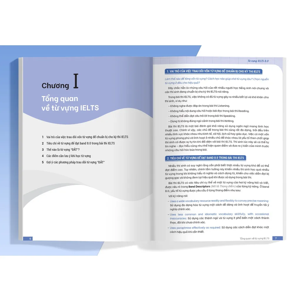 Ảnh Sách - Từ vựng IELTS 8.0 - Từ vựng đắt để đạt điểm cao 4 kỹ năng MEGATHPT9592 3