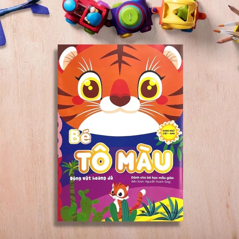 Ảnh Sách - Túi 8 Cuốn Tô Màu Tập Làm Họa Sĩ Nhí 4