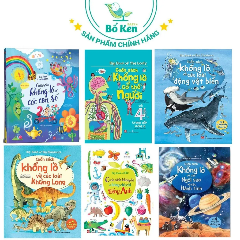 Sách Tương Tác Big Book Khổng Lồ Cho Bé - Khám Phá Thế Giới Cùng Shop Bố Ken