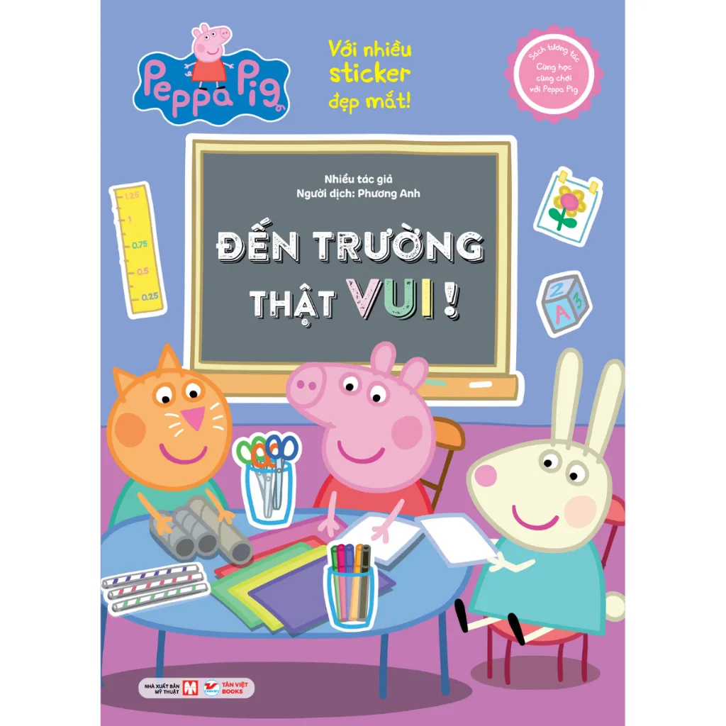 Ảnh Sách tương tác - Cùng học cùng chơi với Peppa Pig (lẻ tùy chọn) 1