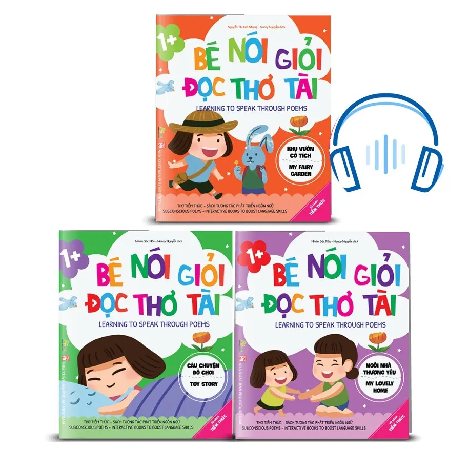 Ảnh Sách Tương Tác Phát Triển Ngôn Ngữ - Thơ Tiềm Thức - Bé Nói Giỏi Đọc Thơ Tài 2