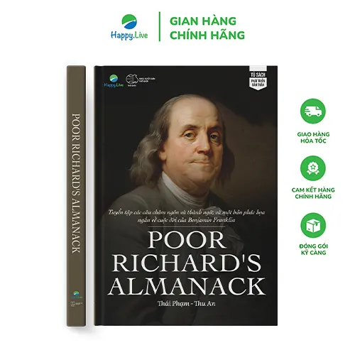 Ảnh Sách - Tuyển tập các câu châm ngôn và thành ngữ, một bản phác họa ngắn về cuộc đời Benjamin Franklin 2