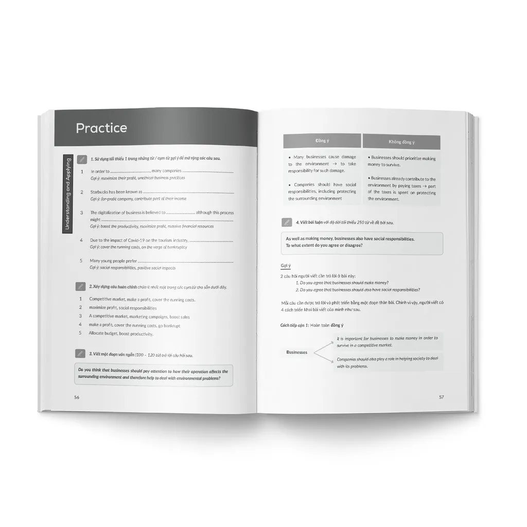 Ảnh Sách - Understanding Vocab for IELTS Writing 2nd Edition - Từ vựng cho 16 chủ đề trong bài thi IELTS Writing 1