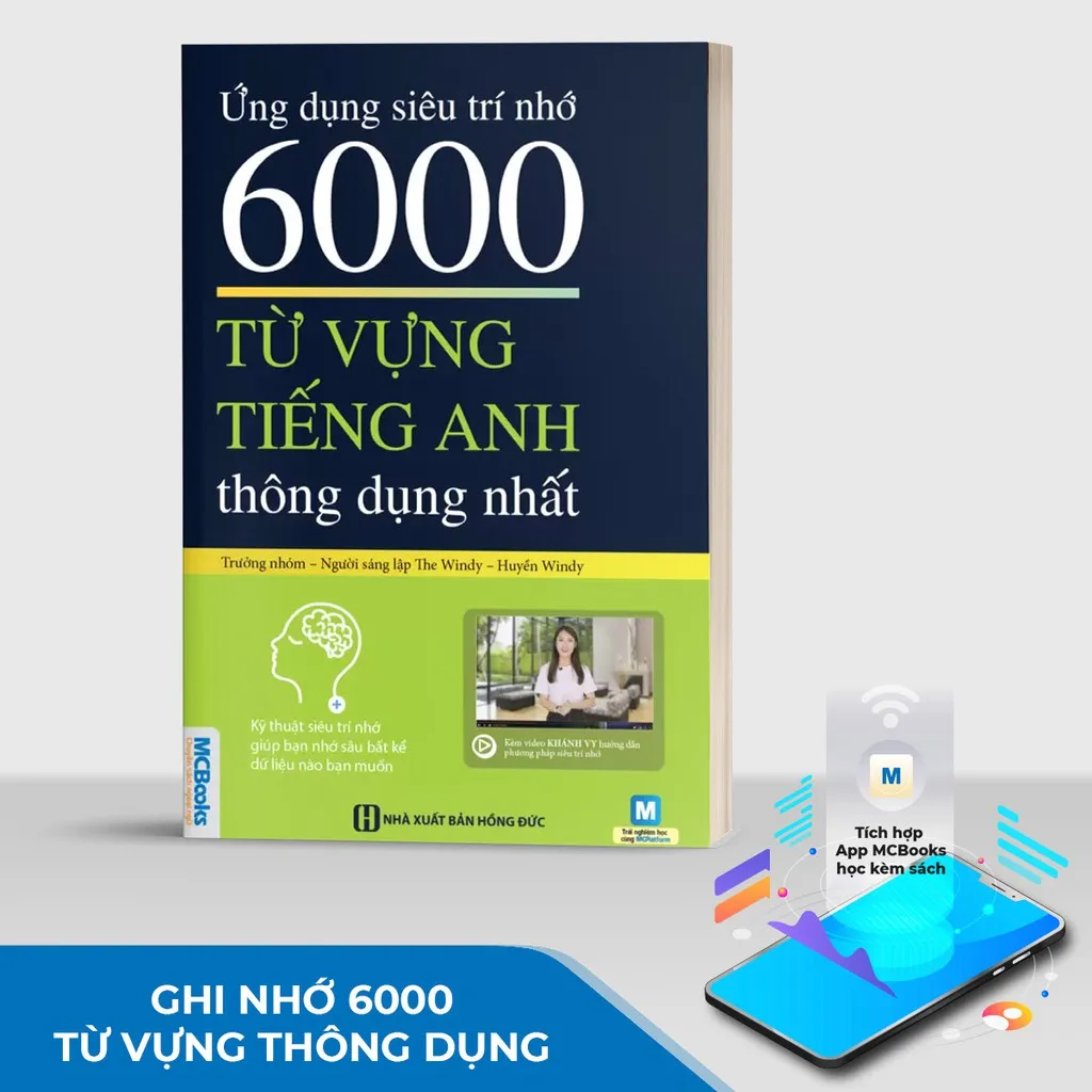 Ảnh Sách - Ứng Dụng Siêu Trí Nhớ 6000 Từ Vựng Tiếng Anh Thông Dụng Nhất Cho Người Học Tiếng Anh Cơ Bản - Học Kèm App Online 2