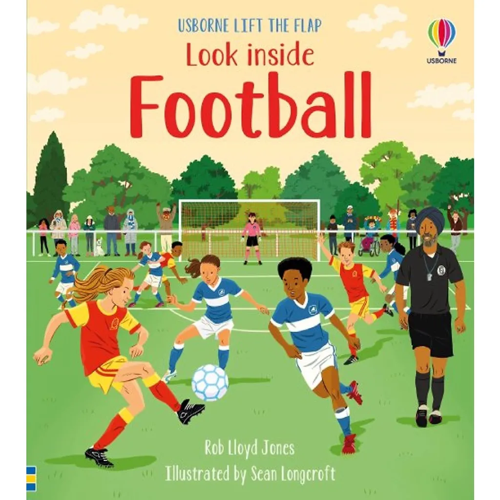 Ảnh Sách Usborne - Look Inside Football - Lật Mở Tương Tác Tiếng Anh về Bóng Đá cho trẻ em 1