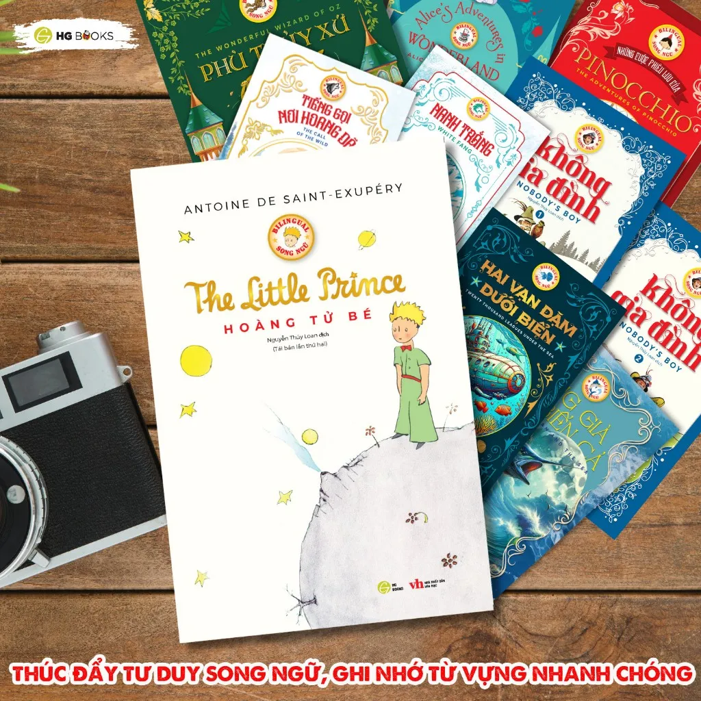 Ảnh Sách văn học kinh điển song ngữ - Sách văn học, tặng audio và note từ vựng song ngữ - HG Books 2
