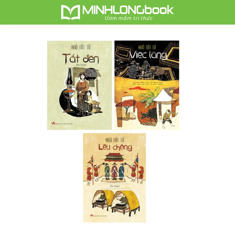 Ảnh Sách: Việc Làng + Tắt Đèn + Lều Chõng (Ngô Tất Tố) 1
