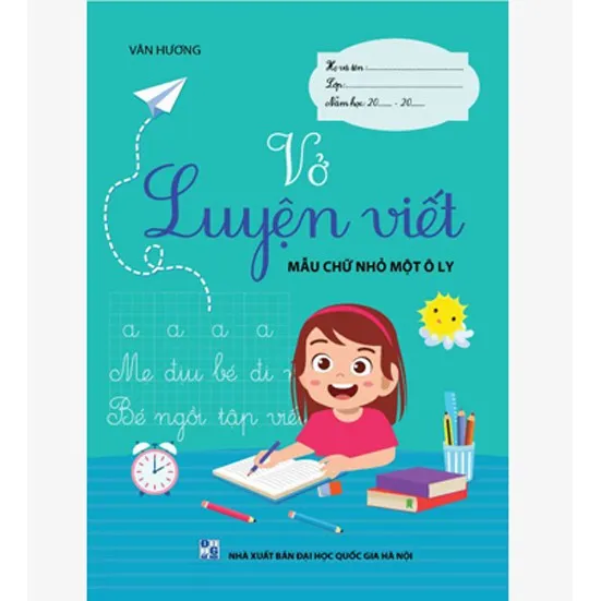 Ảnh Sách - Vở Luyện viết - Mẫu chữ nhỏ một ô ly 1
