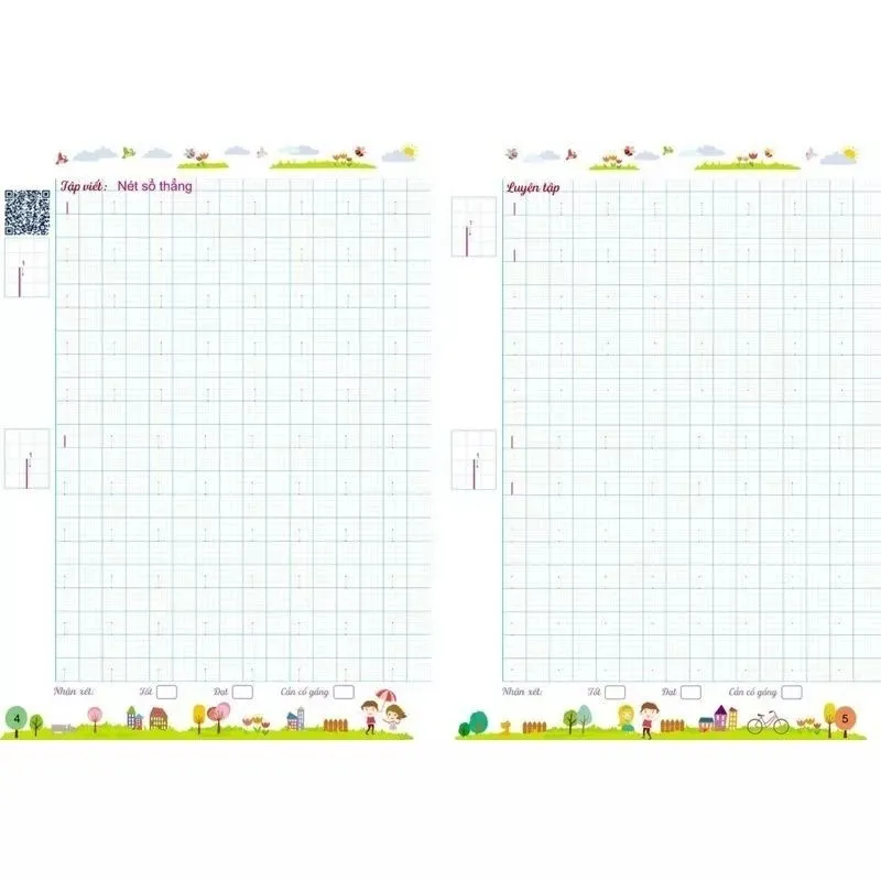 Ảnh Sách - Vở Luyện Viết Trọn Bộ Cho Bé Vào Lớp 1 - Phiên Bản Mới 5 Trong 1 2