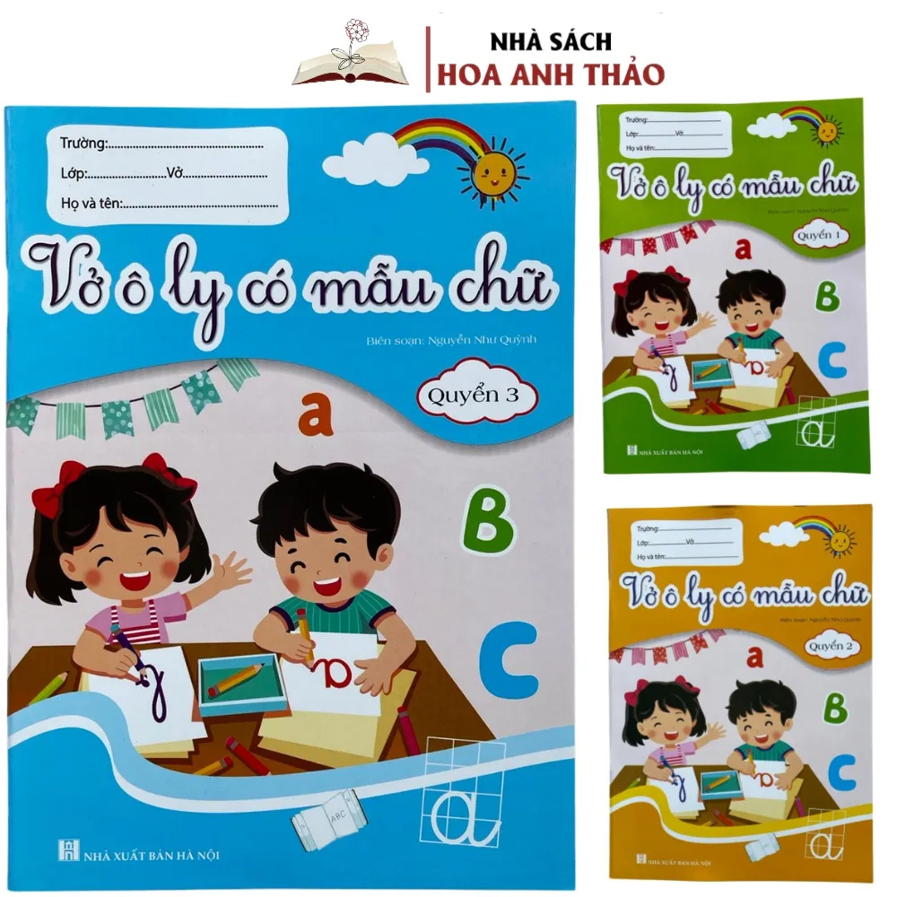 Ảnh Sách - Vở Ô Ly Có Mẫu Chữ - Bộ 3 Quyển, Lẻ Tuỳ Chọn ( Dành Cho Trẻ Từ 4 - 6 Tuổi ) 1