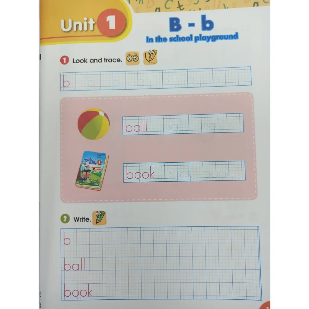 Ảnh Sách - Vở tập viết Tiếng Anh lớp 1 2