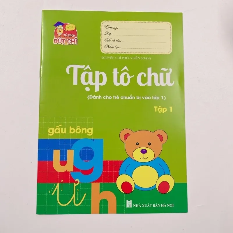 Ảnh Sách-Bộ 10 quyển luyện viết tập tô chữ cho bé mẫu giáo mầm non .Tặng kèm 2 bút chì ,1 tẩy và 1 gọt 3