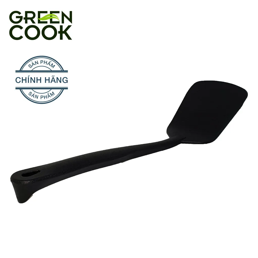 Ảnh Sạn nhựa chiên trứng Green Cook chất liệu PA66 an toàn sức khỏe 1