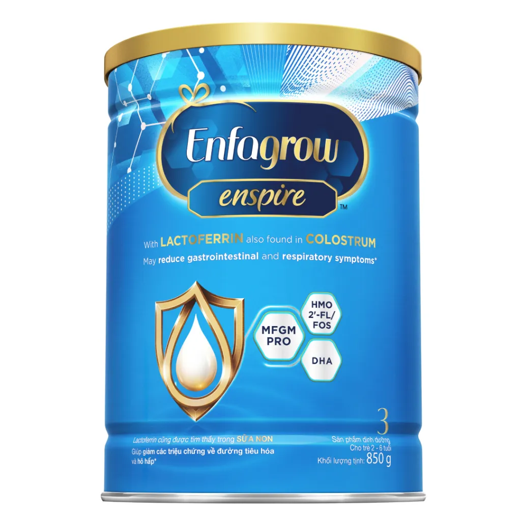 Ảnh Sản phẩm dinh dưỡng Enfagrow Enspire 3 - 850G dành cho trẻ từ 2-6 tuổi 1