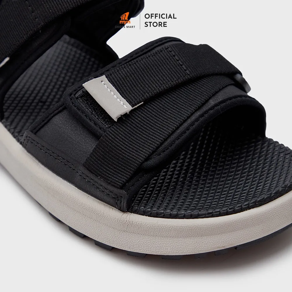 Ảnh Sandal 2 quai ZX 2822 Black Grey bản to có thể tháo quai hậu đế Phylong EVA 3.5cm cá tính 4