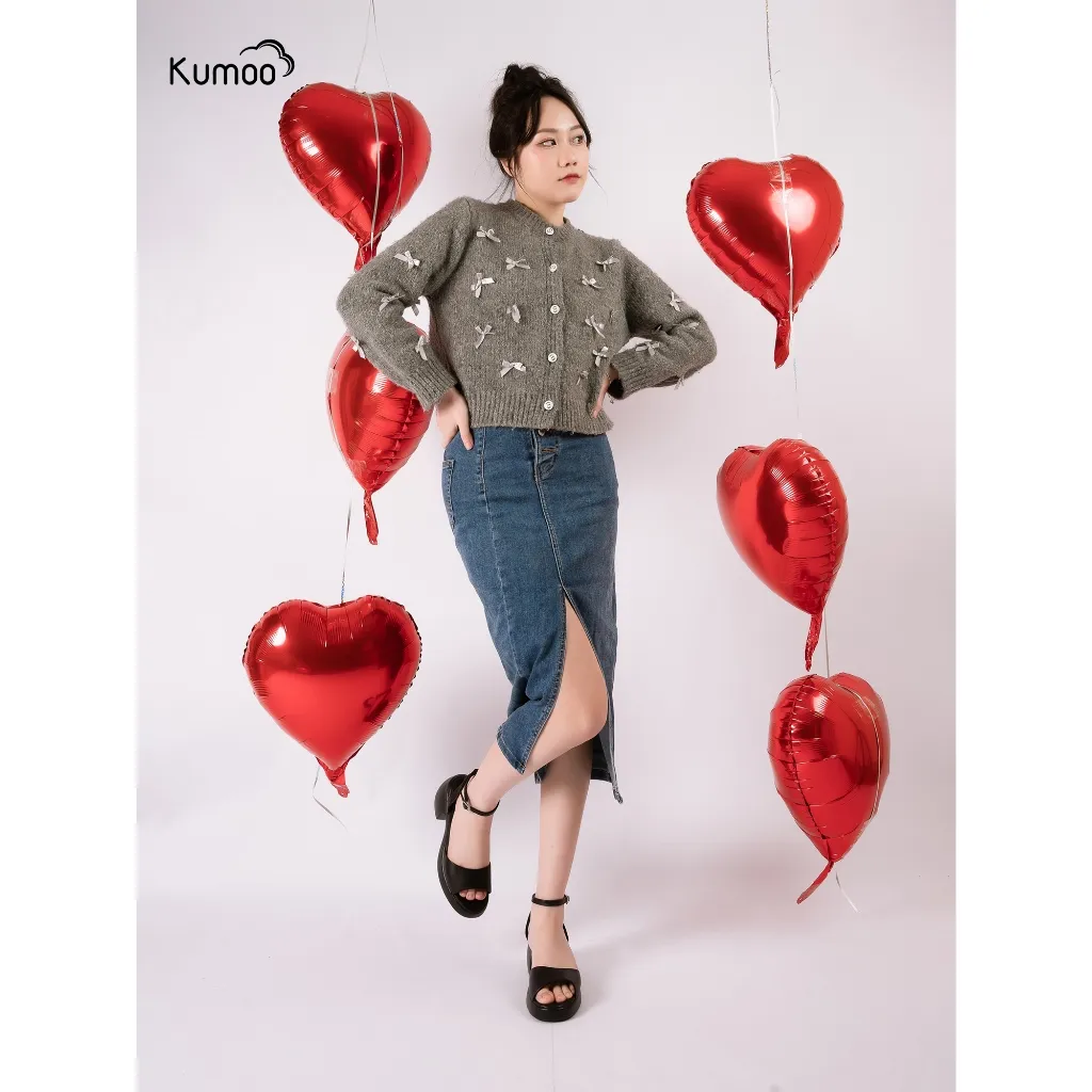 Ảnh Sandal Cao Gót Nữ Kumoo JESSY SDCG-KUMO-009-A Màu Đen Da Cao Cấp Quai Ngang Đế Vuông 5cm 1